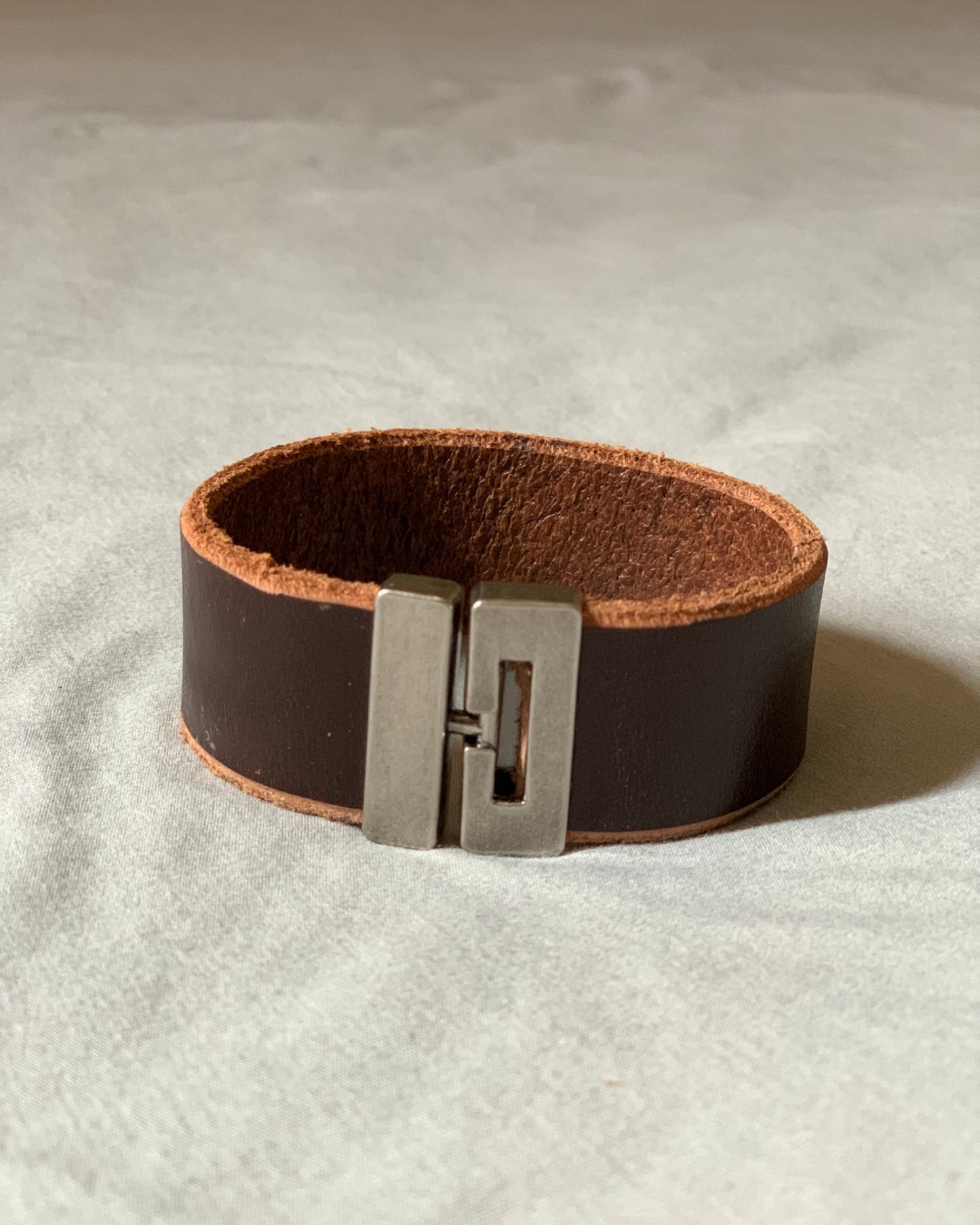 Handcrafted Brown Leather Bracelets