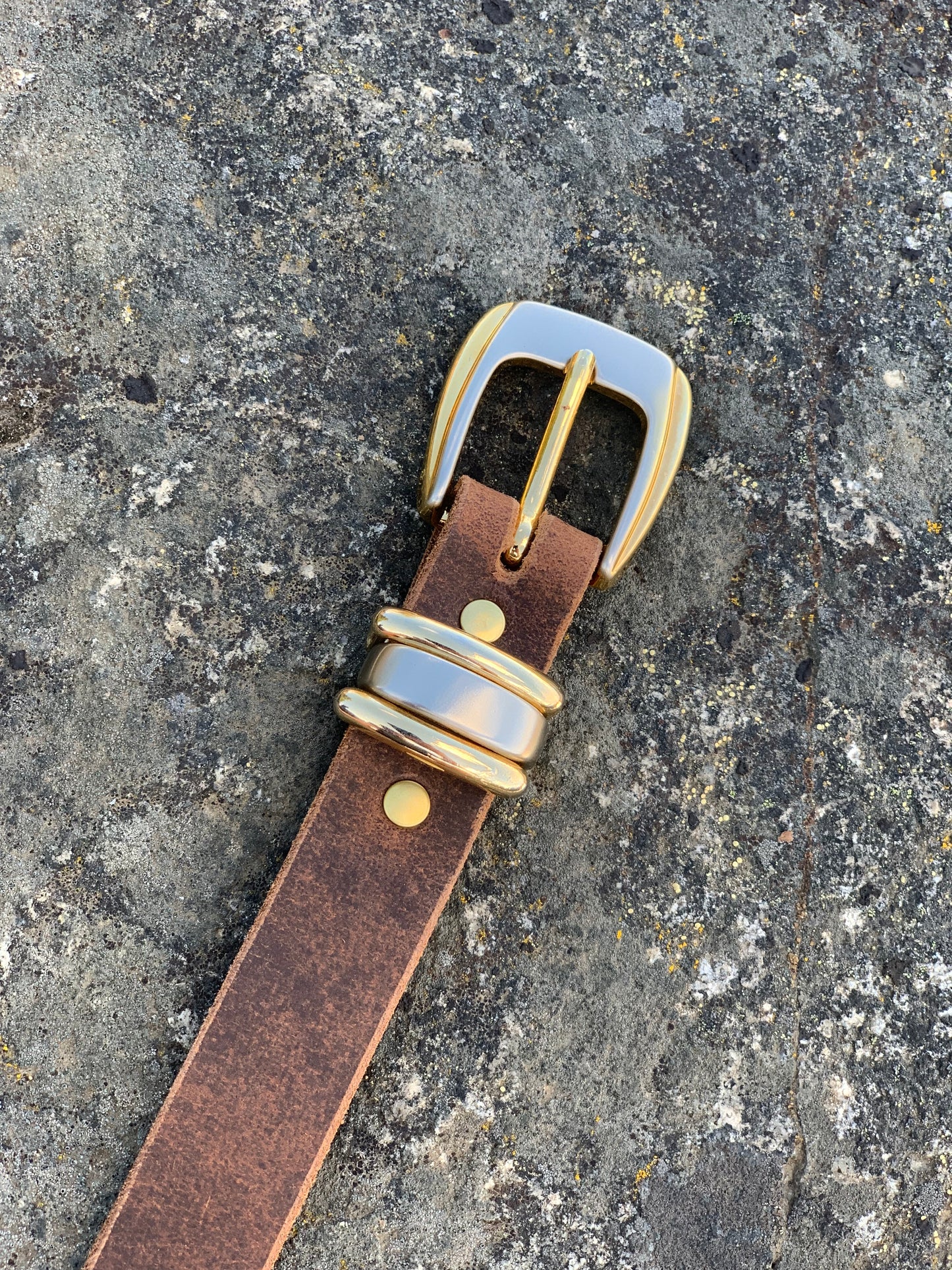 Art Deco Buckle on Handcrafted Waist Belt